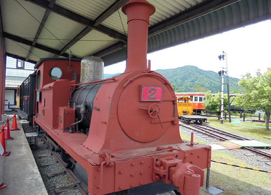 加悦鉄道の創業時より加悦鉄道の顔として活躍した蒸気機関車