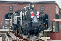 東武鉄道南栗橋車庫に保管された
Ｃ１１ １号。
キャブなどが取り外され修復を待つ
（２０１９年１月１８日）