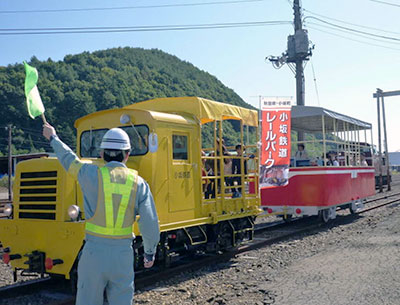 観光トロッコも大人気