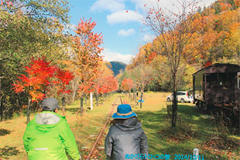 鉄道トロッコを運行その２