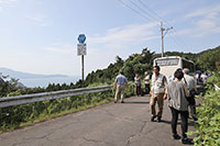 午後も廃線跡を辿りつつ
敦賀湾を望めるスポットへ