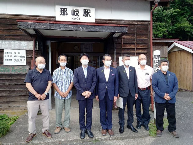 那岐駅舎を守る会