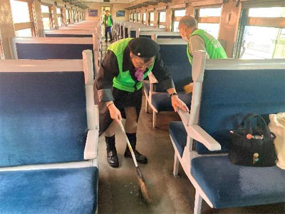 運行日ボランティアの様子(2024年)