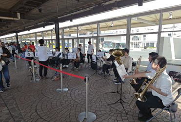 ＳＬやまぐち号運転再開記念出発式を実施