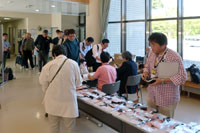 何便かに分かれてくる参加者で
受付も大忙し