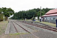 広々とした七戸駅構内