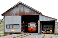 趣のある機関庫