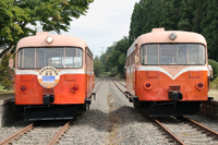 キハ１０２とキハ１０１
が並んだ珍しい光景