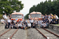 ということで
見学者の皆さんで記念撮影